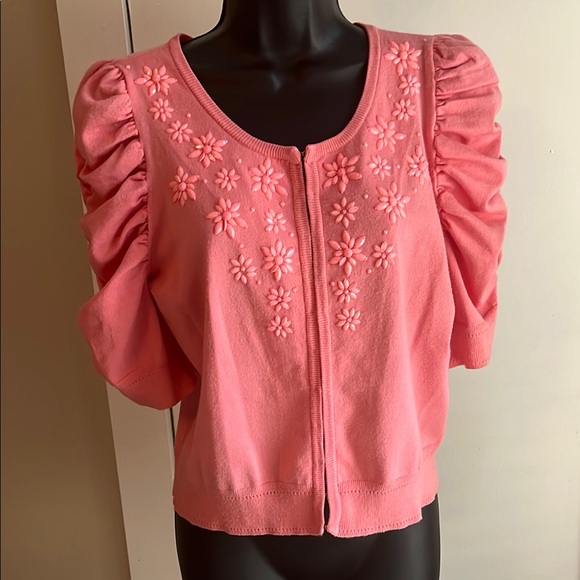 INC gorgeous beaded cardigan sweater - Picture 1 of 5